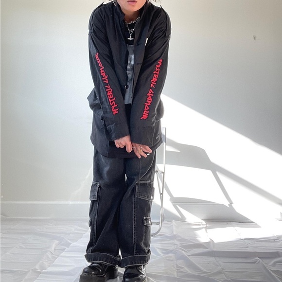 Hysteric Glamour Military Bomber Utility Jacket - Picture 2 of 4